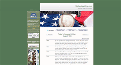 Desktop Screenshot of nationalpastime.com