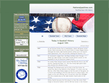 Tablet Screenshot of nationalpastime.com